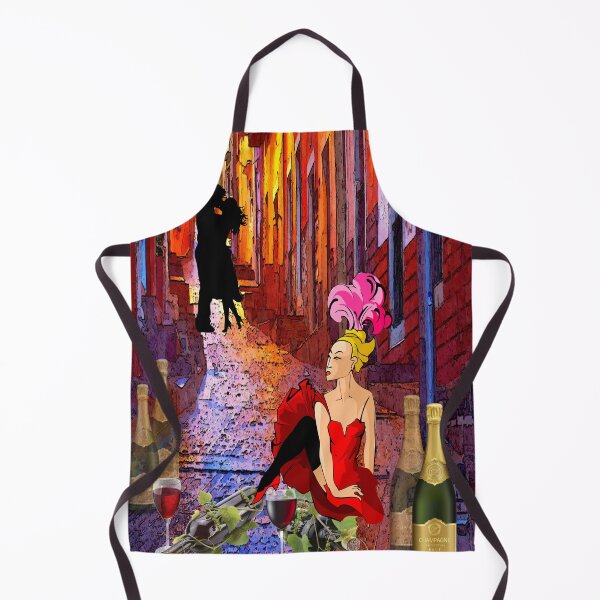 Item preview, Lonely dancer in France abstract wall art designed and sold by Areashor.