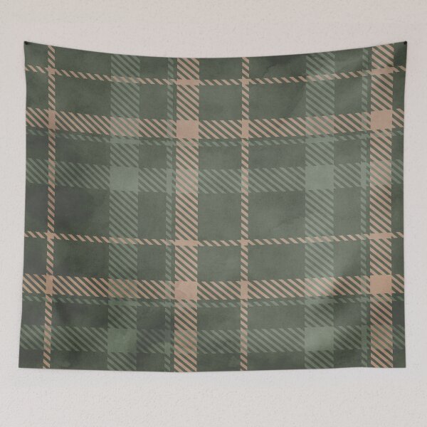 Item preview, Aspen Flannel Gree designed and sold by storyboxdesigns.