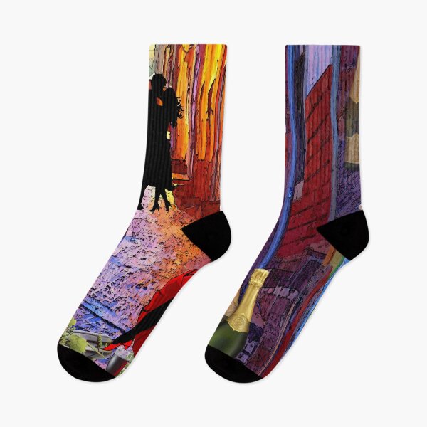 Item preview, Lonely dancer in France abstract wall art designed and sold by Areashor.