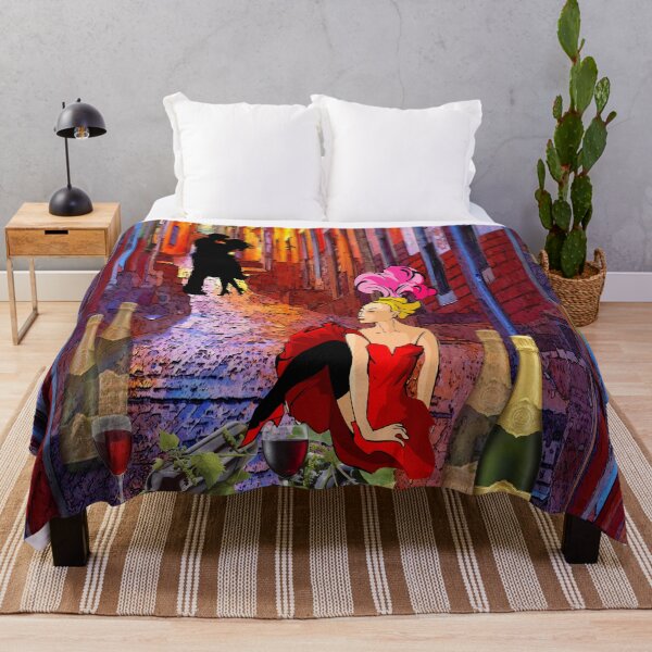 Item preview, Lonely dancer in France abstract wall art designed and sold by Areashor.