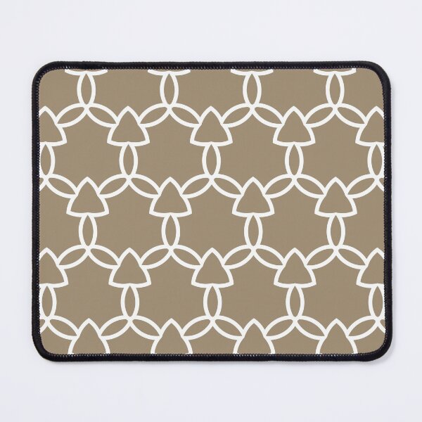 Item preview, Brown and White Tessellation Line Pattern 29 Pairs DE 2022 Trending Color Tuscan Mosaic DE6208 designed and sold by ColorOfTheYears.
