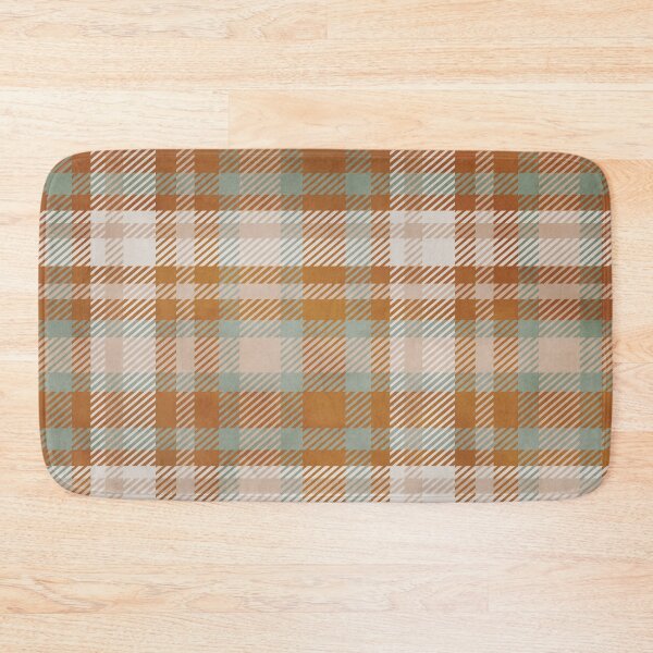 Item preview, Aspen Flannel Orange Teal designed and sold by storyboxdesigns.