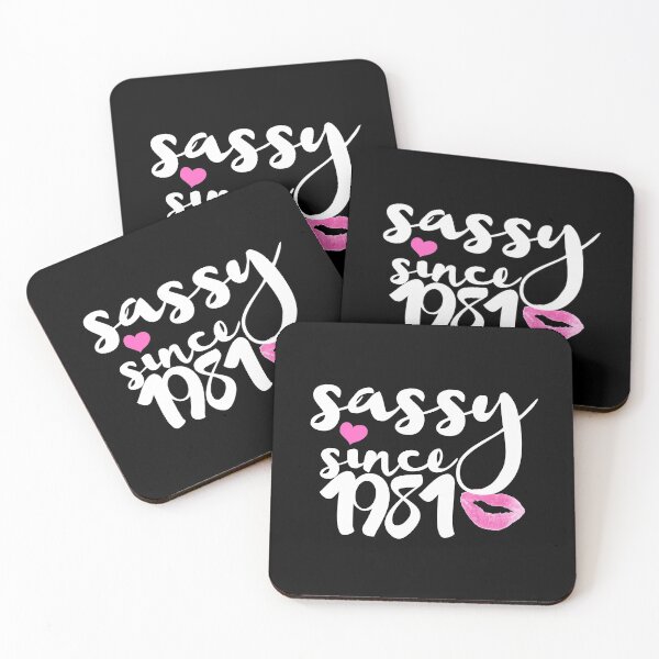 Item preview, Sassy Since 1981, 41th Birthday Gift, 41th Birthday Shirt, Born 1981 designed and sold by Airmilly Store.
