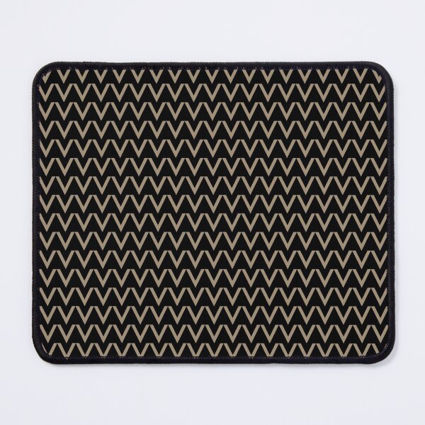Item preview, Black and Brown Horizontal Chevron Pattern Pairs DE 2022 Trending Color Tuscan Mosaic DE6208 designed and sold by ColorOfTheYears.