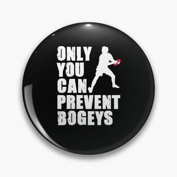 Item preview, Only You Can Prevent Bogeys Ultimate Frisbee Player designed and sold by Nessshirts.