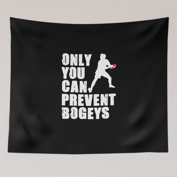 Item preview, Only You Can Prevent Bogeys Ultimate Frisbee Player designed and sold by Nessshirts.