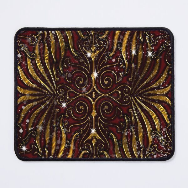 Item preview, Red and Gold Victorian Sparkle designed and sold by bloomingvine.