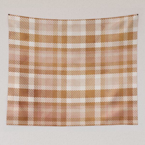 Item preview, Aspen Flannel Orange designed and sold by storyboxdesigns.