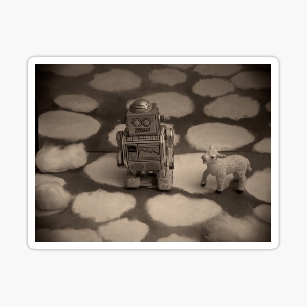 Item preview, robot & lamb designed and sold by DBMenagerie.