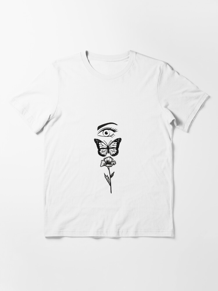 Funny elvir aljicevic, eye, butterfly, flowers cool design shirt |  Essential T-Shirt