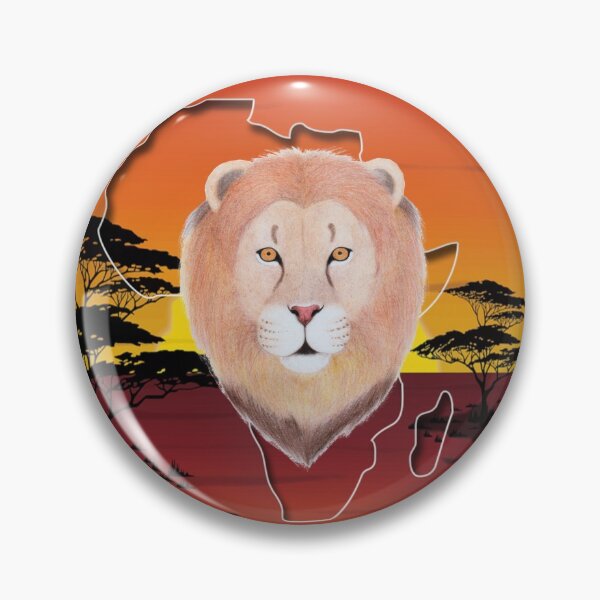 Item preview, Lion in Africa designed and sold by WildCatFamily.