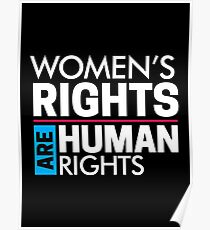 Women's Rights are Human Rights: Womens March Poster