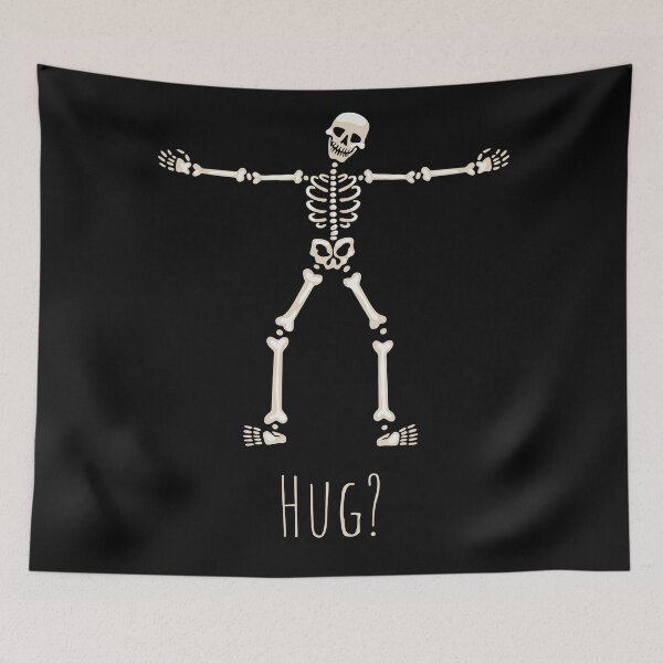Item preview, Skeleton Offering A Hug-Skeleton-Hug-Funny Love designed and sold by SighFly52.