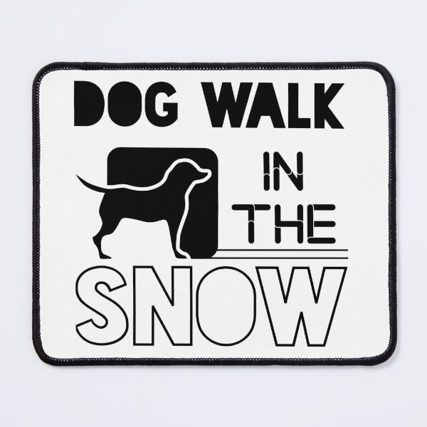 Item preview, Dog walk in the snow designed and sold by Designeking.