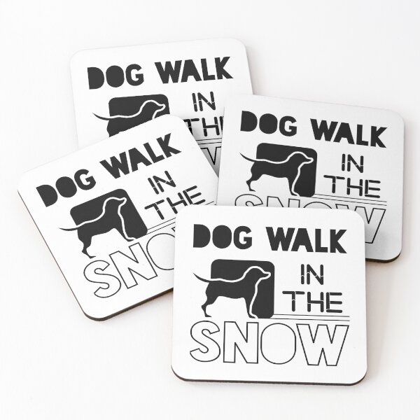 Item preview, Dog walk in the snow designed and sold by Designeking.
