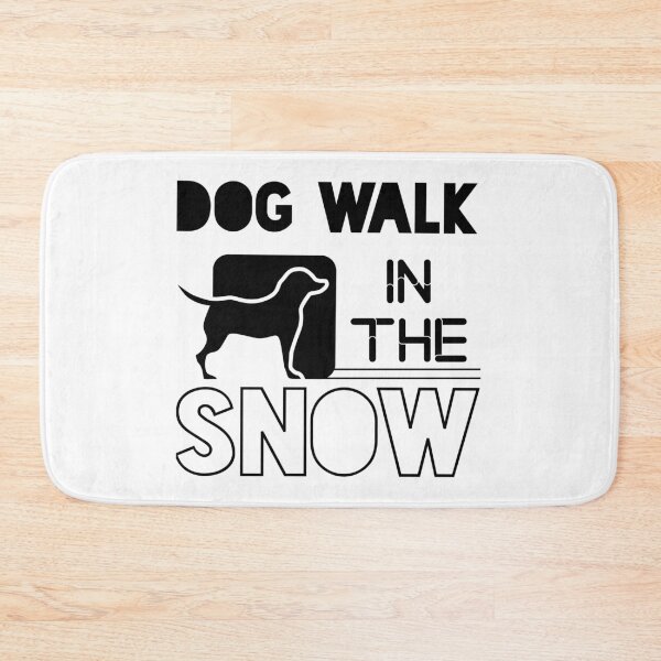 Item preview, Dog walk in the snow designed and sold by Designeking.