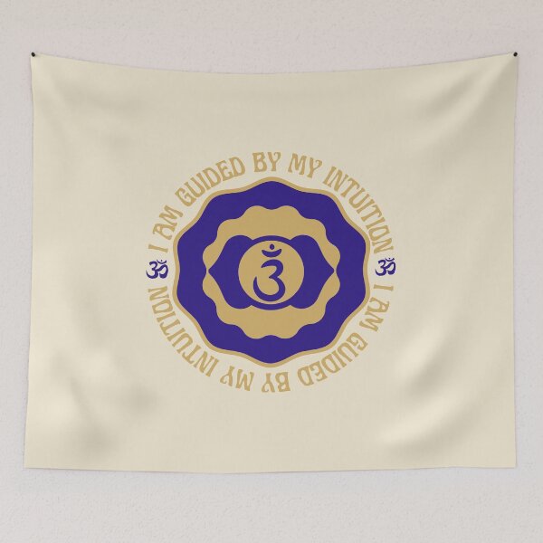 Item preview, I AM GUIDED BY MY INTUITION, AJNA THIRD EYE CHAKRA AFFIRMATION designed and sold by Mercurial Merkaba.