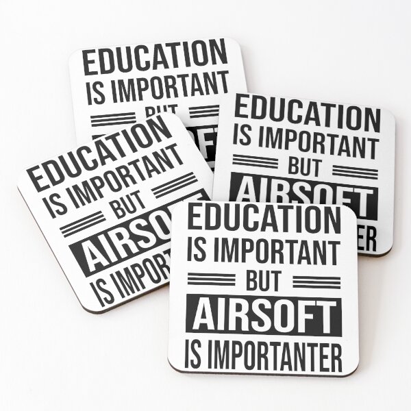 Item preview, Education Is Important But AIRSOFT Is Importanter - Funny AIRSOFT designed and sold by YukiShop.