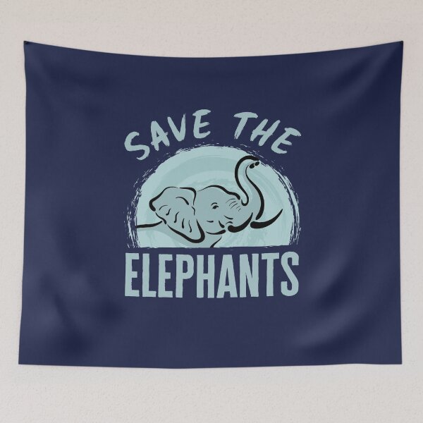 Item preview, Save the Elephants Wildlife Activist Elephant Lover designed and sold by jaygo.