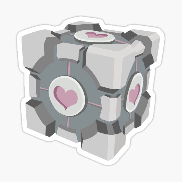 Item preview, Companion Cube Heart Suit designed and sold by Meltey.