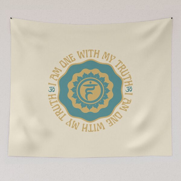 Item preview, I AM ONE WITH MY TRUTH, VISHUDDHA THROAT CHAKRA AFFIRMATION designed and sold by Mercurial Merkaba.