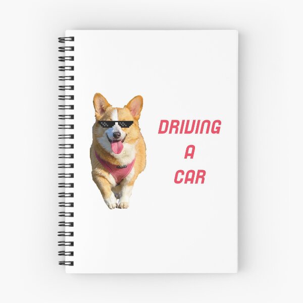 Item preview,  Dog Driving A Car designed and sold by bouymakesart.