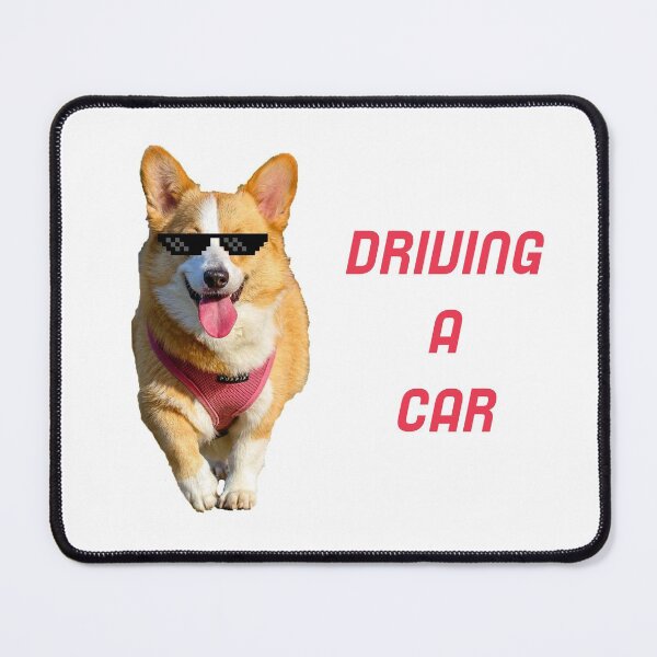 Item preview, Dog Driving A Car designed and sold by bouymakesart.