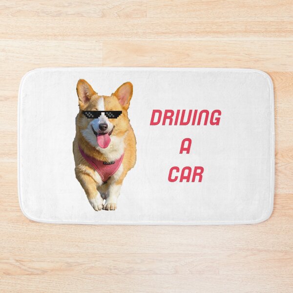 Item preview,  Dog Driving A Car designed and sold by bouymakesart.
