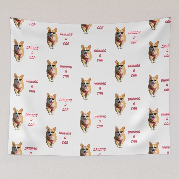 Item preview,  Dog Driving A Car designed and sold by bouymakesart.