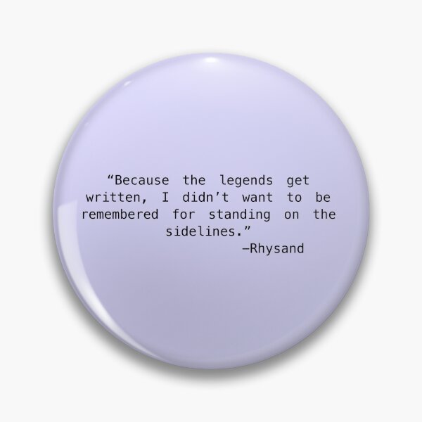 Item preview, Acotar Book quote Rhysand designed and sold by Artbymanu.