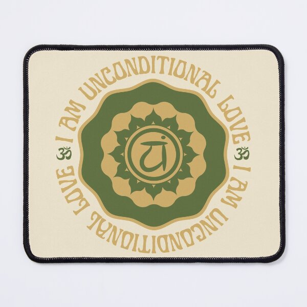 Item preview, I AM UNCONDITIONAL LOVE, ANAHATA HEART CHAKRA AFFIRMATION designed and sold by Mercurial Merkaba.