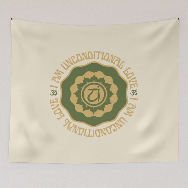 Item preview, I AM UNCONDITIONAL LOVE, ANAHATA HEART CHAKRA AFFIRMATION designed and sold by Mercurial Merkaba.