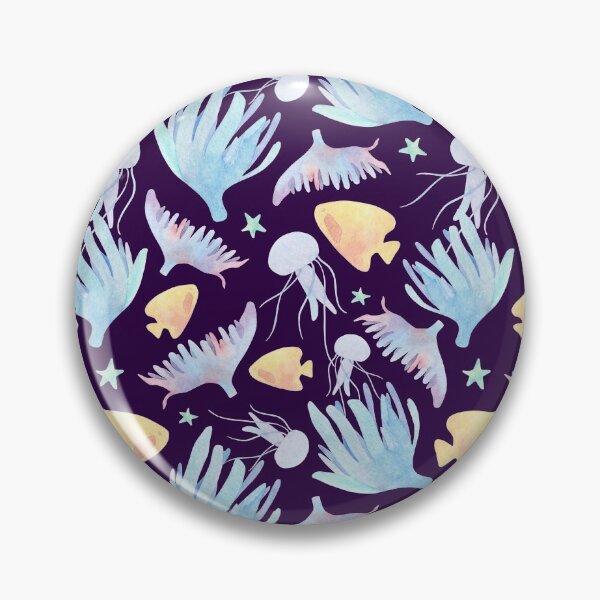 Item preview, World Beach Day Cute Blue Sea Fishes Starfish Jellyfish Socks Swimmers Aquarium Gift Idea Sea Animals Socks  designed and sold by Dr.YesOrNo.
