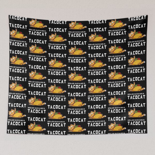 Item preview, Tacocat Spelled Backward Is Tacocat - Love Cat And Taco| Perfect Gift designed and sold by manyreaca.