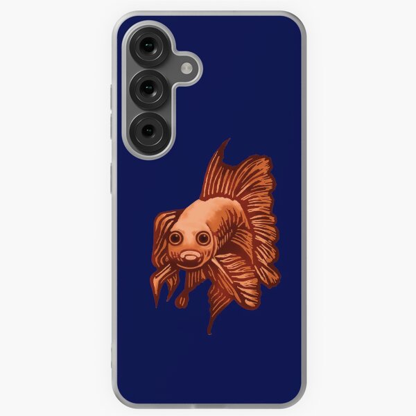 Strange fish - golden siamese fighting fish Samsung Galaxy Soft Case