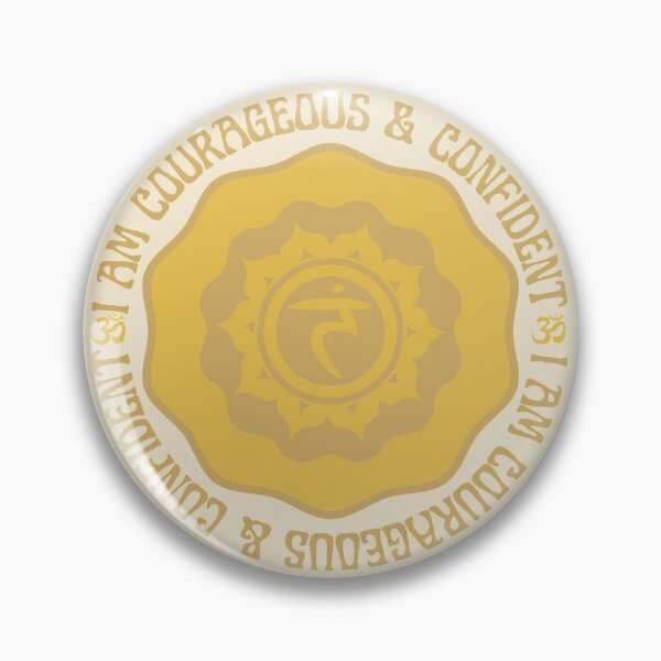 Item preview, I AM COURAGEOUS AND CONFIDENT, MANIPURA SOLAR PLEXUS CHAKRA AFFIRMATION designed and sold by Mercurial Merkaba.