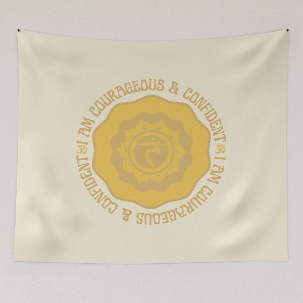 Item preview, I AM COURAGEOUS AND CONFIDENT, MANIPURA SOLAR PLEXUS CHAKRA AFFIRMATION designed and sold by Mercurial Merkaba.