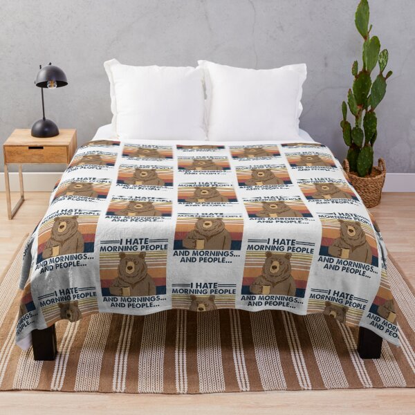 Item preview, Camping I Hate Morning People And People And Mornings Bear Coffee| Perfect Gift designed and sold by manyreaca.
