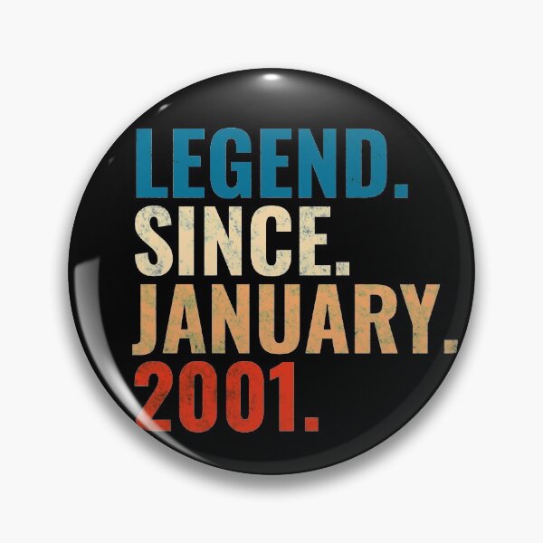 Item preview, Legend Since January 2001 Retro Vintage designed and sold by Teelogic.