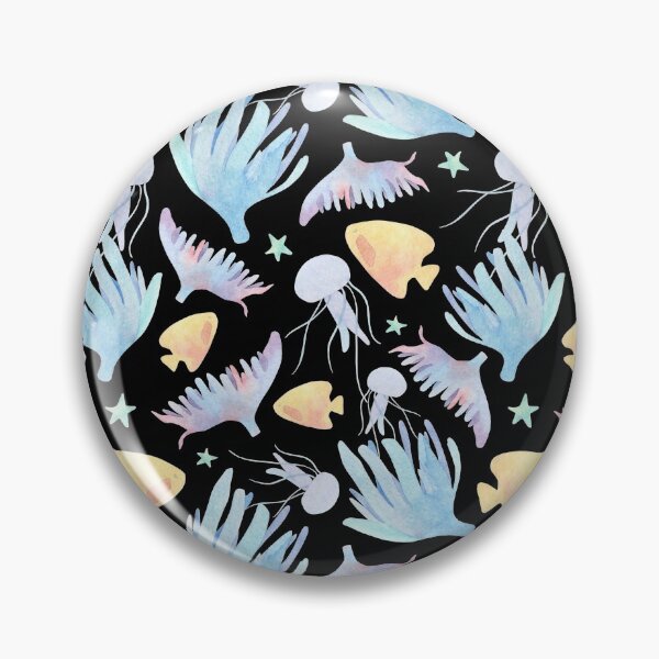 Item preview, World Beach Day Cute Blue Sea Fishes Starfish Jellyfish Socks Swimmers Aquarium Gift Idea Sea Animals Socks  designed and sold by Dr.YesOrNo.