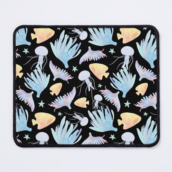 Item preview, World Beach Day Cute Blue Sea Fishes Starfish Jellyfish Socks Swimmers Aquarium Gift Idea Sea Animals Socks  designed and sold by Dr.YesOrNo.