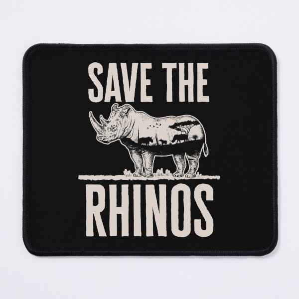 Item preview, Save the Rhinos Wildlife Activist Rhinoceros Lover designed and sold by jaygo.