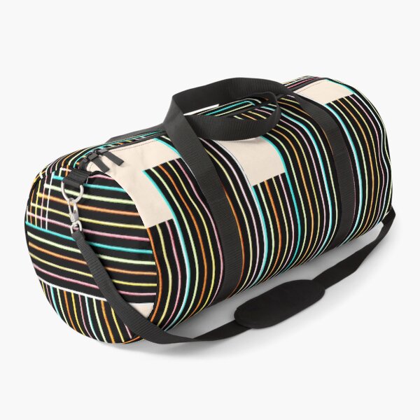 Item preview, Multyplied parallel and perpendicular hand-drawn color pen lines in beige "Geometric Works" designed and sold by Istvan Ocztos.
