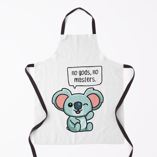 Item preview, no gods, no masters. koala. designed and sold by cute anarchist animals.