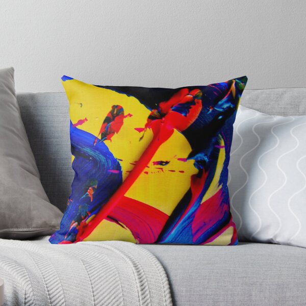 Abstract 2022 6 Throw Pillow