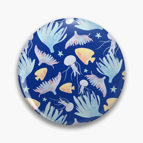 Item preview, World Beach Day Cute Blue Sea Fishes Turtles Jellyfish Socks Swimmers Aquarium Gift Idea Sea Animals Socks  designed and sold by Dr.YesOrNo.