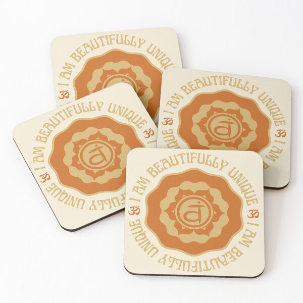 Item preview, I AM BEAUTIFULLY UNIQUE, SVADHISTHANA SACRAL CHAKRA AFFIRMATION designed and sold by Mercurial Merkaba.