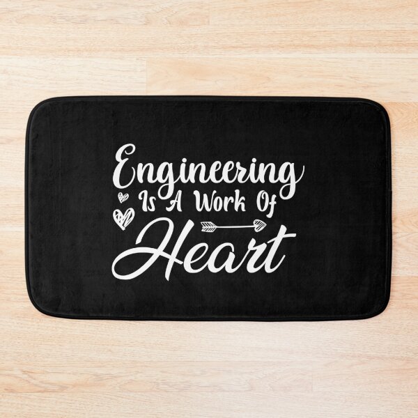 Item preview, engineering Is A Work Of Heart designed and sold by AristoDesigner.