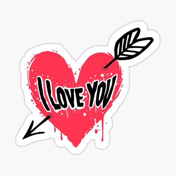 I love you Sticker