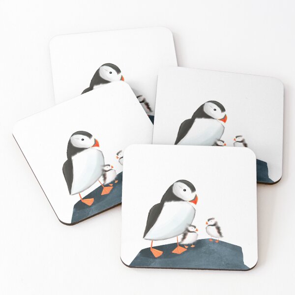 Item preview, Puffin and Pufflings  designed and sold by zyrapaint.
